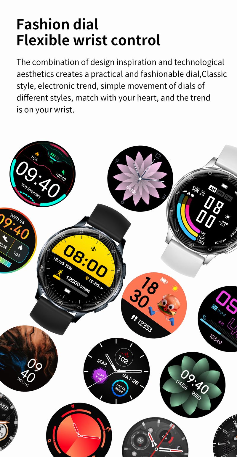 MRP-12 Da Fit Apps 1.39inch Smart Call Watch